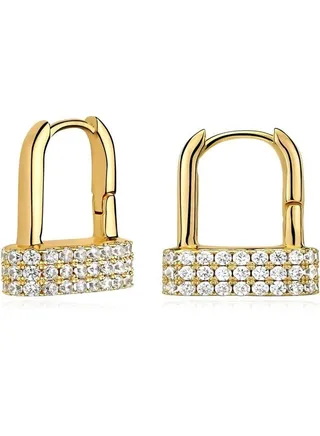 Women Huggie Earrings Gold Hoop Sleeper 14K Gold Filled Small Simple Handmade Hypoallergenic Everyday Jewelry 