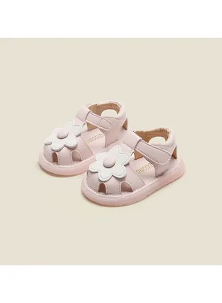 Maibu Bear Summer Girls 1 to 2 Years Old 3 Girls Sandals Baby Children Soft Sole Non slip Walking Shoes 
