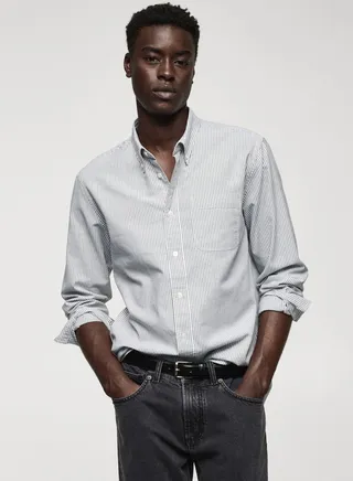 Stripe Regular Fit Shirt 
