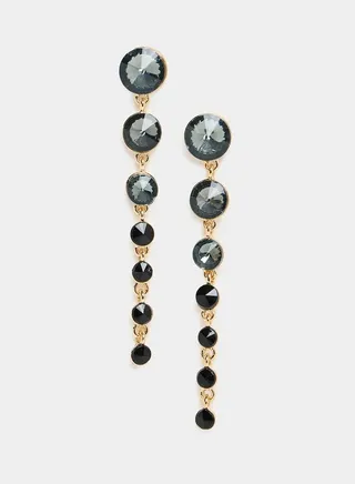 Rhinestone Drop Earrings