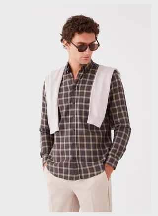 Checked Regular Fit Shirt 