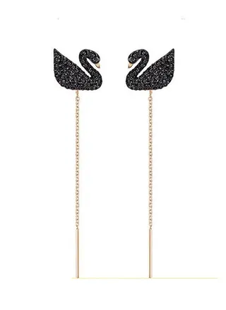 Iconic Swan Pierced Earrings 