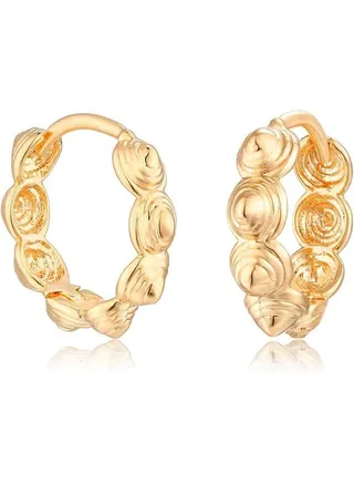 Women Huggie Earrings Gold Hoop 14K Gold Filled Small Simple Handmade Hypoallergenic Everyday Jewelry 