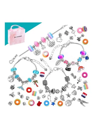 Bracelet Making Kit For Charm Bracelets With Beads 