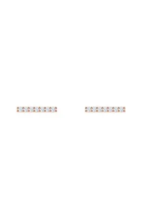 Meticulous Line Vogue Is Contracted Earrings 