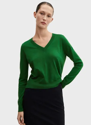 V-Neck Knitted Sweaters 
