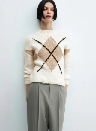Crew Neck Knitted Sweater 