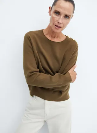Crew Neck Knitted Sweater 