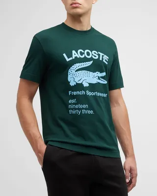 Men's Crocodile Logo Graphic T-Shirt