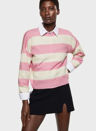 Striped Knitted Sweater 