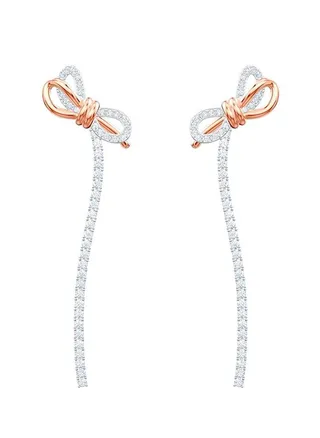 Lifelong Bow Dangle Earrings 