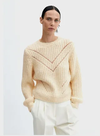 Crew Neck Knitted Sweater 