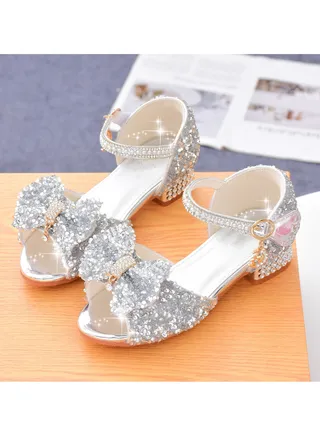 Summer New Children's Princess Crystal Sandals 