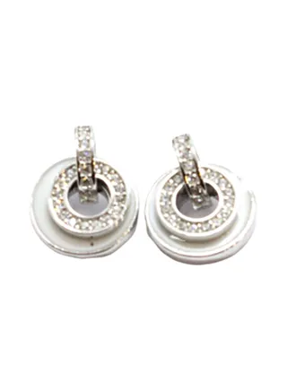 Pure 925 Sterling Silver Stylish Earring Studs 