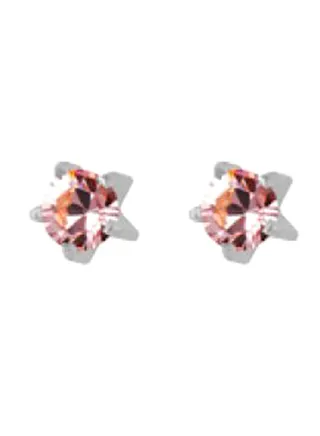 Stainless Steel Mini Move Tiffany Swarovski Earrings 