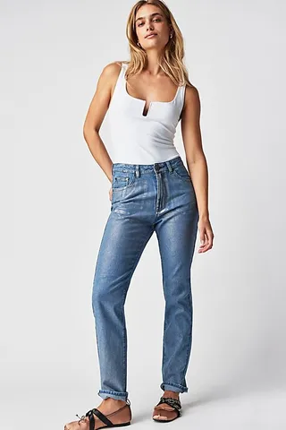 OneTeaspoon Awesome Baggies Straight Jeans by OneTeaspoon at Free People