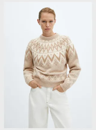 Crew Neck Knitted Sweater 