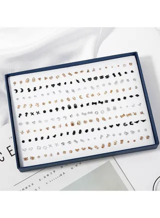 100 Pairs Of Boxed Earrings 