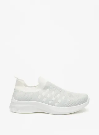 Women's Textured Slip-On Sports Shoes
