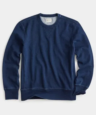 Indigo Sweatshirt in Rinsed Indigo