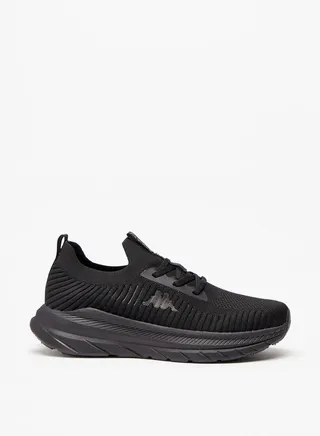 Womens Textured Lace-Up Sports Shoes