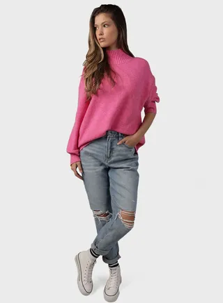 Mock Neck Sweater 