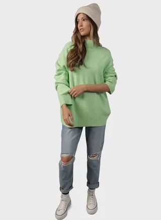 Mock Neck Sweater 