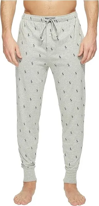 Polo Ralph Lauren All Over Pony Player Knit Sleepwear Joggers (Andover) Men's Underwear