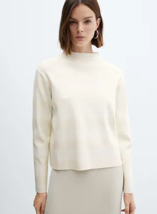 Crew Neck Knitted Sweater 