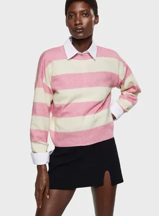Striped Knitted Sweater 