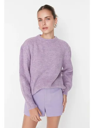 Sweater - Purple - Oversize 