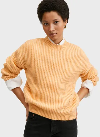Crew Neck Knitted Sweater 