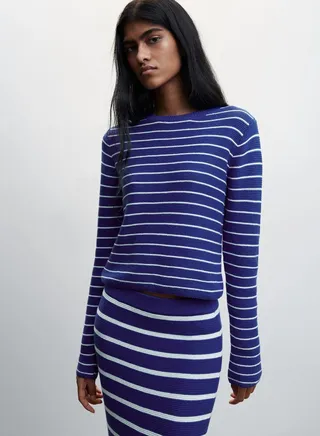 Striped Knitted Sweater 