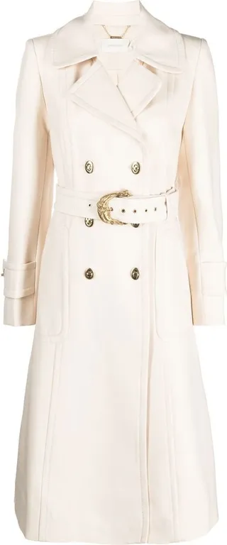 Belted Double-Breasted Coat