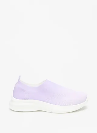 Women's Textured Slip-On Sports Shoes
