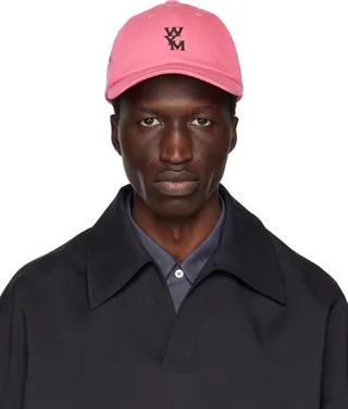 Wooyoungmi Pink Embroidered Cap