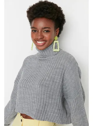 Sweater - Gray - Regular fit 