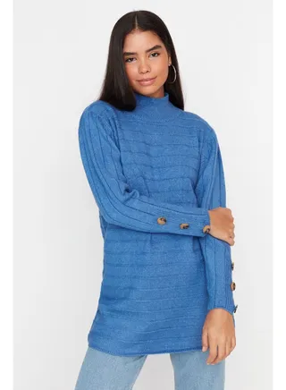 Sweater - Blue - Relaxed 