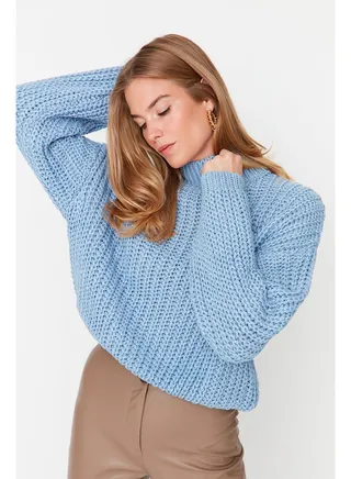 Sweater - Blue - Oversize 