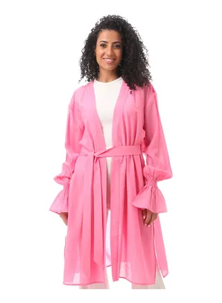 Women's Casual Cardigan With Belt 