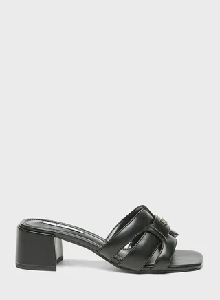 Multi Strap Block Heel Sandals