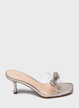One Strap Low Heel Sandals 