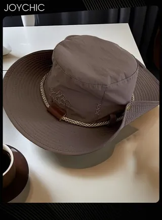 Women Spring Summer Autumn Wide Brim Sun Protection Fishing Cap Outdoor Camping Adventure Quick Dry Breathable Bucket Hat Cowboy Hat 