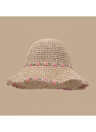 New Handmade Woven Sun Hat 56-58cm 