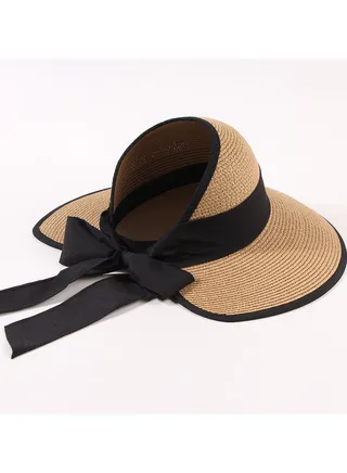 New Fashion Bow Ribbon Foldable Top Hat 