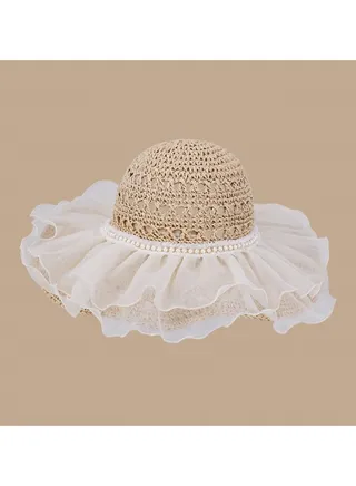 New Handmade Woven Sun Hat 56-58cm 