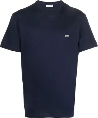 logo-patch cotton T-shirt