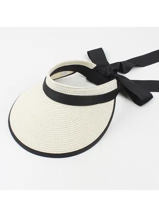 New Casual Outdoor Tie Bow Top Hat 