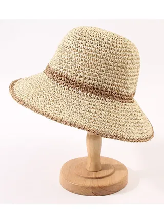 New Foldable Handwoven Straw Hat 