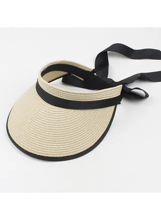 New Casual Outdoor Tie Bow Top Hat 
